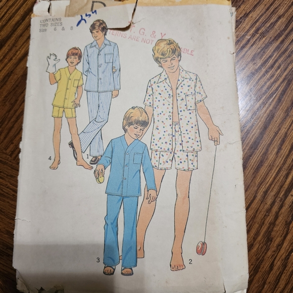 Simplicity Boys Vintage Sewing Pattern Lot - Picture 2 of 7
